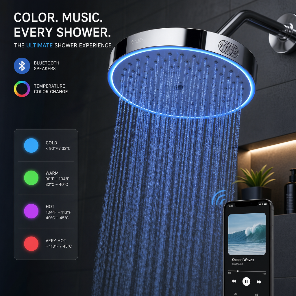 AquaGlow Showerhead