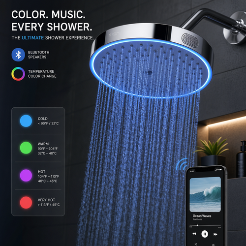 AquaGlow Showerhead